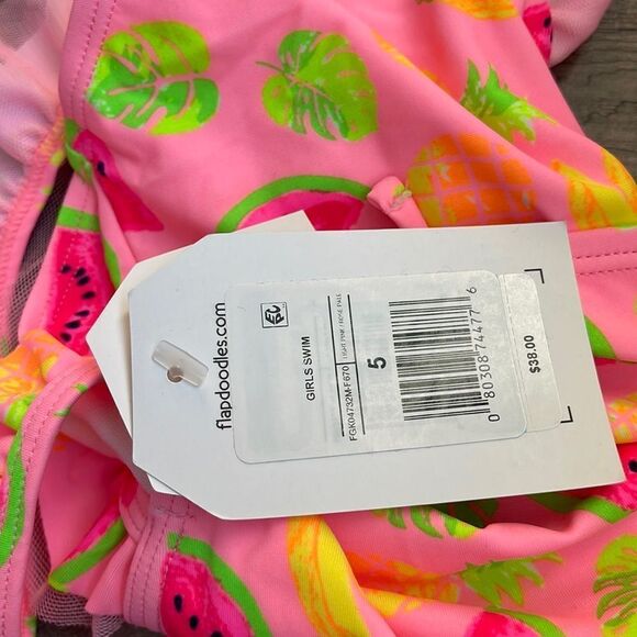 flapdoodles girls swimsuit . NEW - Picture 4 of 4